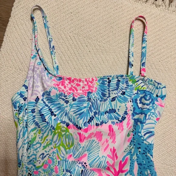 LILLY PULITZER multi Sink or Swim Larue one-piece swimsuit SIZE 8 - Picture 3 of 6